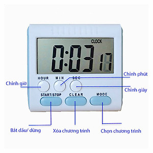 Đồng hồ bấm giờ đếm ngược điện tử mini M3 