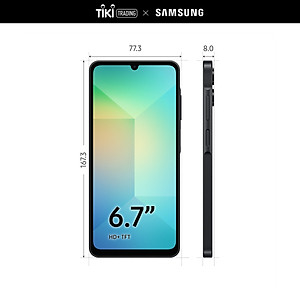 Điện thoại Samsung Galaxy A06 5G (4/128GB), Màn Hình Cực Đại HD+ 6.7”, 5G Kết nối cực nhanh - Hàng chính hãng