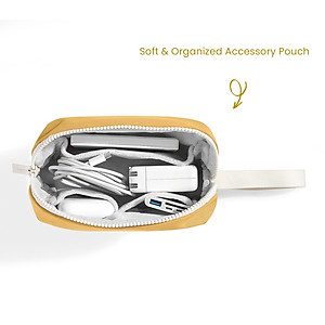 Túi Chống Sốc Tomtoc (USA) For Macbook Air/Pro 13inch Organized Corner Armor + Accessory Pouch A23 - Hàng Chính Hãng