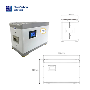 PIN LITHIUM 24V 100AH Hãng BLUE CARBON - Hàng nhập khẩu chính hãng bảo hành 3 năm loại A