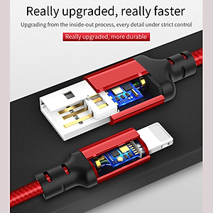 Cáp Sạc Nhanh Iphone - Ipad loại tốt hàng chính hãng HOCO X14 Times Speed – Dây Sạc bọc dù chống xoắn, đứt