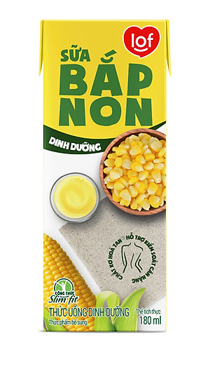 Thùng 24 Hộp Sữa Bắp Non LOF 180ml/hộp