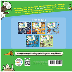 Sách Bộ Trò Chơi Tư Duy Cho Trẻ: Rèn Luyện Sự Tập Trung