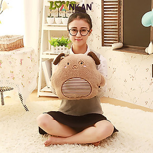 Chăn Gối Văn Phòng 3 Trong 1 Gấu Nâu Độc Đáo Kiểu Dành Cho Nữ Dùng Để Ngủ Trưa Tại Văn Phòng, Tựa Lưng Và Gấu Bông Dùng Để Trang Trí