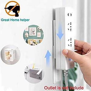 Combo 5 Giá Treo Ổ Cắm Điện, Modem Dán Tường Tiện Dụng PaKaSa - Hàng Chính Hãng