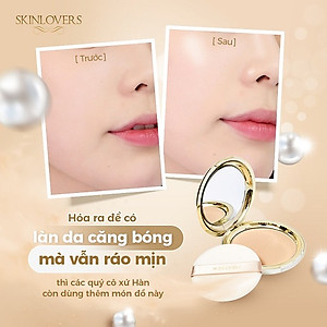 Phấn Trang Điểm Ngọc Trai Eveline Skinlovers Blooming Powder Pact (22g) 
