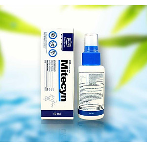 Thuốc xịt ve, trị ghẻ, nấm Alkin Mitecyn cho chó mèo