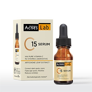 Serum C15 dưỡng sáng mờ thâm, ngăn ngừa lõa hóa Acnes Lab C15 Serum 15ml