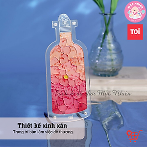 Đồ chơi xếp hình puzzle trong chai Pet in the Botte và Tiệc trà nữ thần bằng Acrylic trong suốt - Hãng TOI WORLD