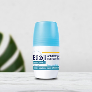 Lăn Khử Mùi Hằng Ngày Etiaxil Deodorant Anti-Transpirant 48h Roll-On Peaux Sensibles (50ml) + Tặng 1 Móc Khóa Nhựa 2 Mặt