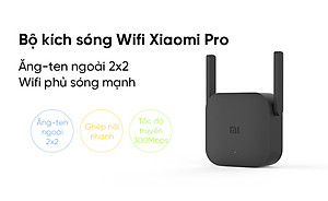Bộ Kích Sóng Wifi Xiaomi Repeater Pro N300 - Hàng Nhập Khẩu