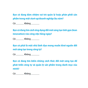 Sách Vòng Đời Sản Phẩm Tinh Gọn (6 Bước Thiết Kế Một Sản Phẩm Thành Công)