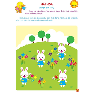 Sách Giúp bé phát triển tiềm năng toán học: 4 tuổi