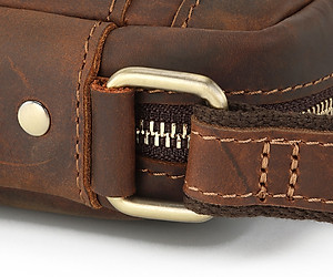 Túi đeo chéo nam DA BÒ THẬT – BEE GEE DCN9343