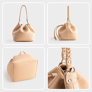 Túi Yuumy ( Thời trang nữ thiết kế dây rút - Túi đeo chéo da Seasand YN265 )