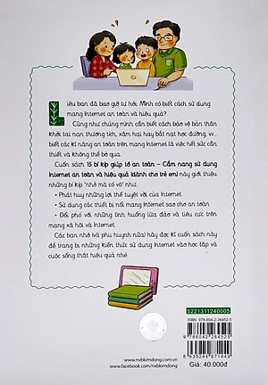 15 Bí Kíp Giúp Tớ An Toàn - Cẩm Nang Sử Dụng Internet An Toàn Và Hiệu Quả (Dành Cho Trẻ Em)