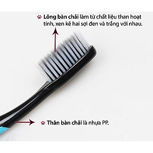 Hộp 30 Chiếc Bàn Chải Đánh Răng Than Tre Hoạt Tính Hàn Quốc - Hàng Chuẩn Loại 1