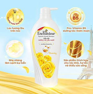 Dầu Gội Dưỡng Tóc Siêu Mượt Enchanteur Charming Chai 650g