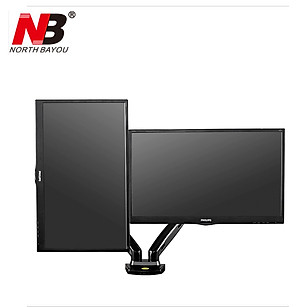 Giá treo 2 màn hình máy tính nhập khẩu F160 cho 17 - 27inch
