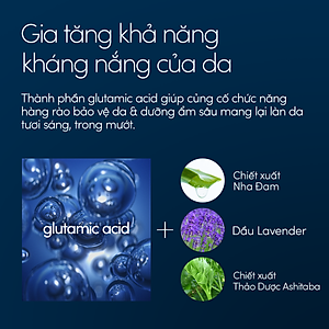 Bộ sữa chống nắng dưỡng da kiềm dầu bảo vệ hoàn hảo SPF50+ PA++++ 60ml và Serum dưỡng da và phục hồi da sau nắng 180ml Anessa