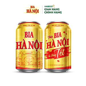 Bia Hà Nội phiên bản Tết 2026 - Thùng 24 lon 330ml