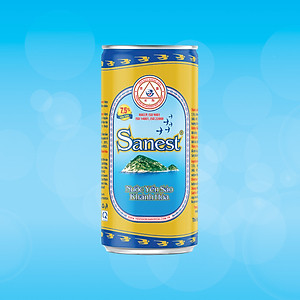 [Hộp 10 lon] Nước Yến sào Khánh Hòa Sanest lon 190ml - S001H10