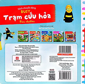 Sách Tương Tác - Sách Chuyển Động - Busy - Fire Station - Trạm Cứu Hỏa