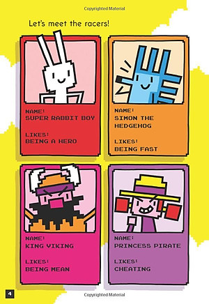 Sách ngoại văn: PRESS START! #3: SUPER RABBIT RACERS!