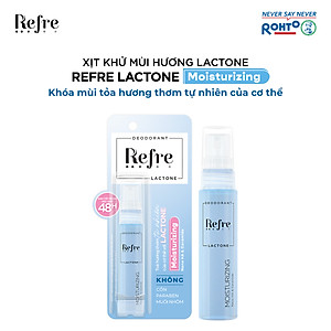 Xịt khử mùi, khóa mùi tỏa hương thơm tự nhiên cơ thể Refre Lactone Moisturizing 30ml