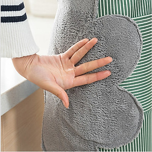 Tạp Dề Chống Thấm Nước, Dầu Mỡ Phong Cách Hàn Quốc Dễ Thương Kèm Khăn Lau Tay Chống Thấm Nước