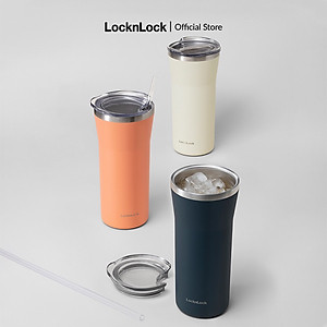 Bình giữ nhiệt Daily Essential LocknLock LHC4325- kèm ống hút và cọ vệ sinh - 870ml -