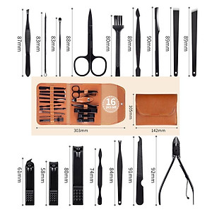 Bộ Kìm Cắt Móng Tay Tiện Dụng,Bộ Kềm Bấm Móng Tay 16 Món