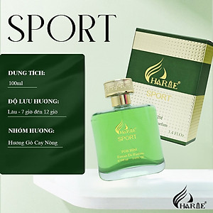 Nước hoa nam thơm lâu, Charme Sport 100ml, nam tính, năng động đầy cuốn hút, đúng chất quý ông