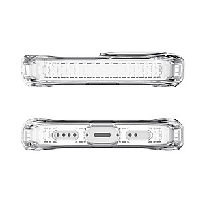 Ốp Lưng dành cho iPhone 13/13 Pro/13 Pro Max ITSKINS Hybrid // Clear Antimicrobial - Hàng Chính Hãng