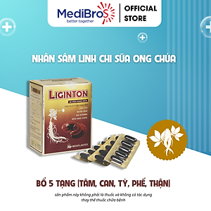 Thực Phẩm Chức Năng Tăng Cường Sinh Lực, Bồi Bổ Khí Huyết Mediplantex Liginton (50 Viên / Hộp)