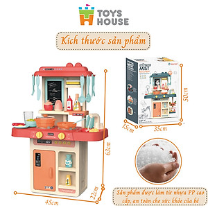 Đồ chơi nấu ăn cho bé/ bộ nhà bếp nấu nướng có vòi nước và bảng vẽ Toyshouse  889-169: đồ chơi hướng nghiệp cho bé