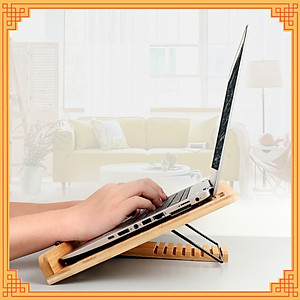 Kệ đọc kinh sách, giá đỡ sách bằng gỗ tre