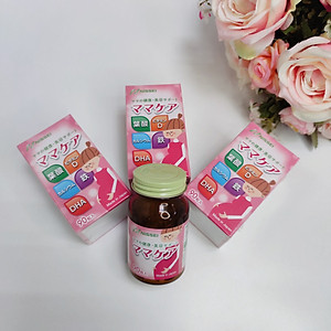 Thực phẩm bảo vệ sức khỏe MAMA CARE hãng Nhật Bản giành cho phụ nữ mang thai giúp bổ sung Sắt, ACid Folic,DHA và Vitamin D (date T7/2023)