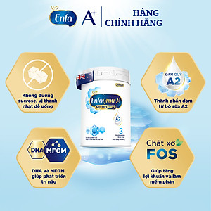 Sữa bột Enfagrow A2 Neuropro 3 800g giúp dễ tiêu hóa, hấp thu cho trẻ từ 1-6 tuổi