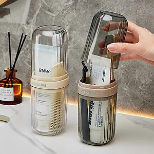 Hộp Đựng Bàn Chải Đánh Răng Đồ Dùng Du Lịch (Cao Cấp) - Hôp Đựng Kem Đánh Răng Du Lịch Phượt Dã Ngoại Văn Phòng