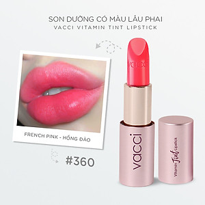 Son Dưỡng Môi VACCI - Lên Màu Đẹp - Lâu Phai - Vitamin Tint Lipstick - Môi Căng Mọng - Mượt Mà