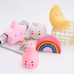 Đèn ngủ để bàn nhiều hình khối dễ thương - Chính hãng (mẫu giao ngẫu nhiên)