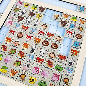 Đồ Chơi Gỗ Xếp Hình Pikachu, Đồ Chơi Thông Minh Rèn Luyện Tư Duy Trí Não Cho Bé