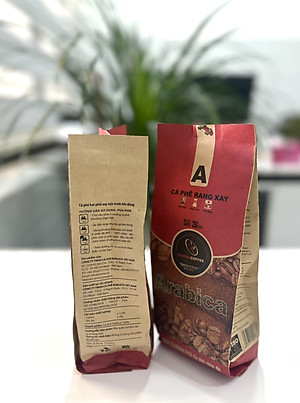 Cà Phê Arabica Cầu Đất - Pha Máy - Gói 250gr Nguyên Hạt Hương Vị Đậm Đà Cân Bằng Hoàn Hảo Rovina Coffee