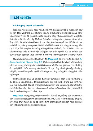 Đề Ôn Tập Từ Vựng Và Cấu Trúc Tiếng Anh Lớp 3