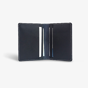 Ví namecard da bò V131, ví đựng thẻ card holder da thật nhỏ gọn, thương hiệu Bụi leather chuyên đồ da thật