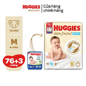 [Tặng kèm miếng] Tã dán sơ sinh Tràm Trà Tự Nhiên Huggies NB40/NB70/S54/S80