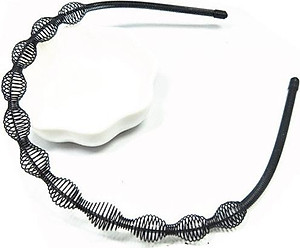 Bờm cài tóc nam nữ bằng sắt siêu bền xoắn hạt to BV68