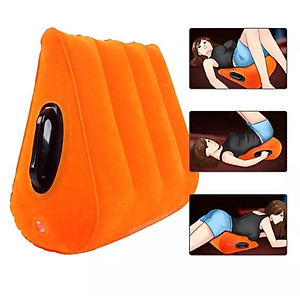 Gối Tình Yêu Có Tay Vịn - Cho Các Đôi Tình Nhân, Gối Đệm Bơm Hơi Vải Nhung 45x35x16cm (Tùy Chọn Mẫu)