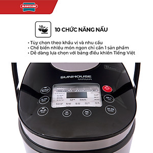 Nồi Cơm Điện Tử Sunhouse Mama SHD8903 (1.8 Lít) - Hàng chính hãng